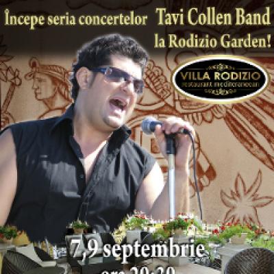 Incepe seria concertelor Tavi Collen Band la Rodizio Garden!
