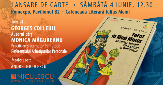 Georges Colleuil, își lansează cartea Tarot în Mod Minor, Arcanele Minore, cei 4 Stâlpi ai Tarotului