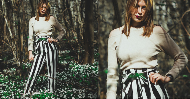 Pantaloni cu cordon în talie: simpli dar de efect pentru orice ținută