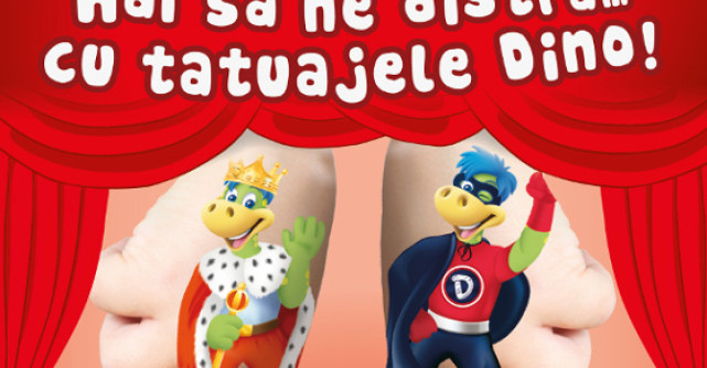 Inceputul scolii e mult mai usor cu noile tatuaje Dino!