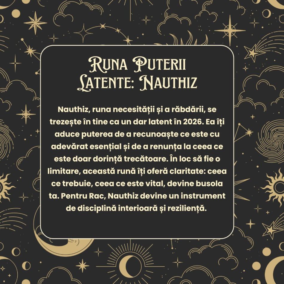 Horoscop Rune 2026 RAC:  Vei redescoperi frumusețea vieții de zi cu zi și vei căuta fericirea adevărată în adâncul sufletului
