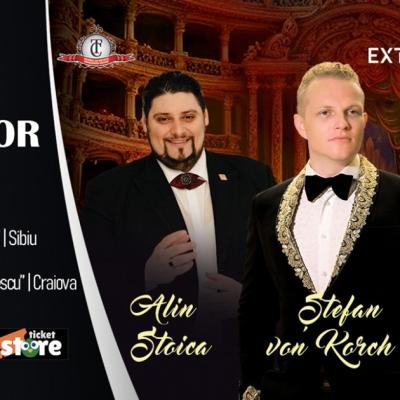 DUELUL TENORILOR – concert extraordinar cu Ştefan von Korch, Alin Stoica şi Mihai Urzicana la BUCUREŞTI, SIBIU şi CRAIOVA