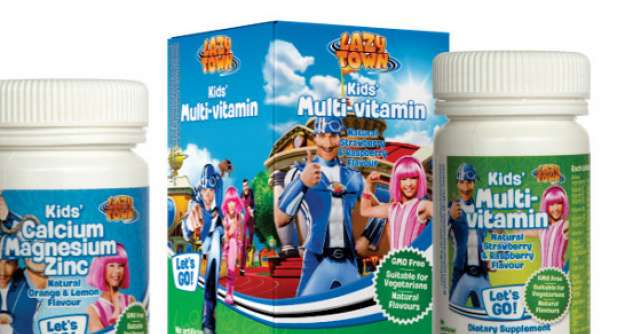 Vitaminele LazyTown pentru copii intra pe piata romaneasca
