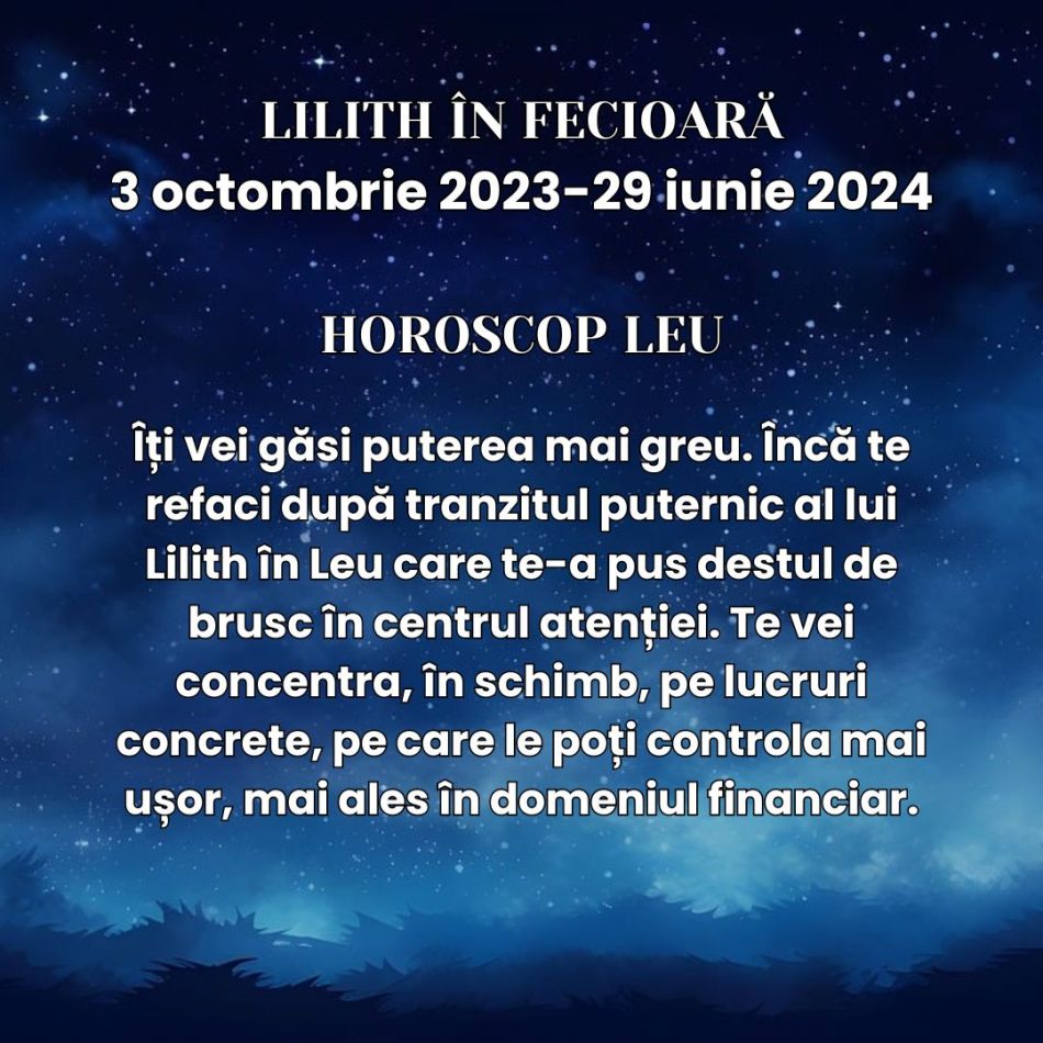 Lilith, Luna Neagră, se mută în Fecioară până în Iunie 2024: Devenim metodici în alungarea traumelor, fricilor și decepțiilor