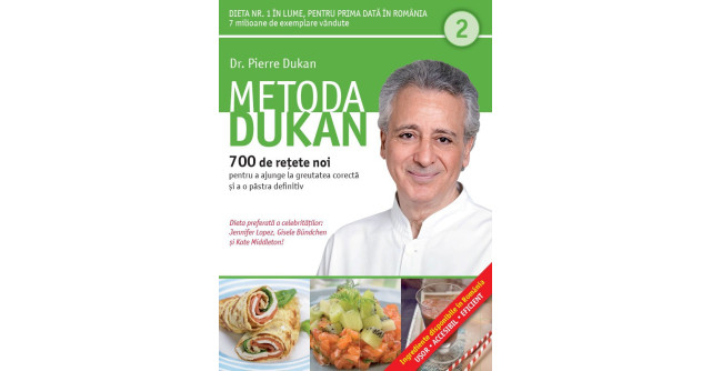 Metoda Dukan. 700 de retete noi pentru a ajunge la greutatea corecta si a o pastra definitiv