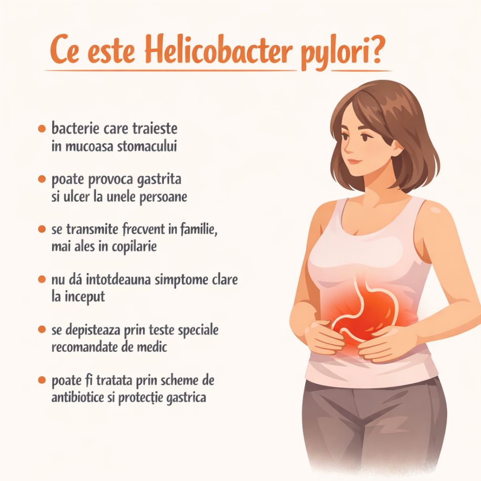 Arsuri la stomac, balonare, greață? Ai putea avea, fără să știi, infecție cu Helicobacter pylori
