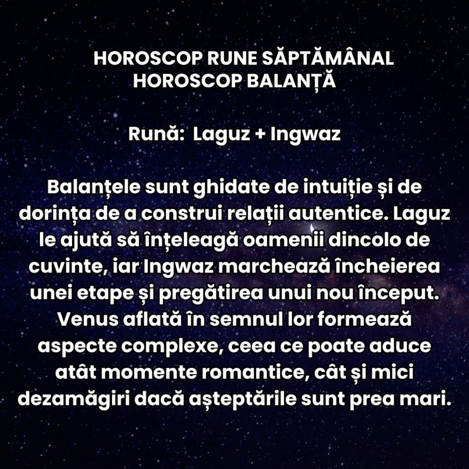 Horoscop Rune săptămâna 10-16 august 2026: Săptămâna Eclipsei aduce momente intense care ne ghidează spre renaștere! 