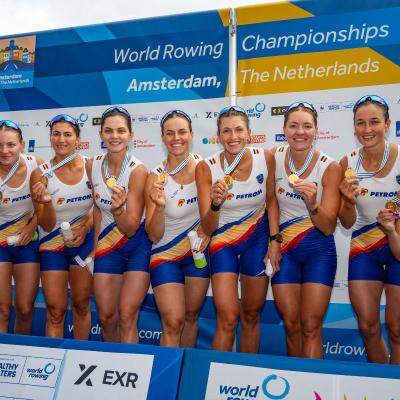 Senzațional la Amsterdam! Canotoarele României au doborât recordul mondial și au rescris istoria sportului