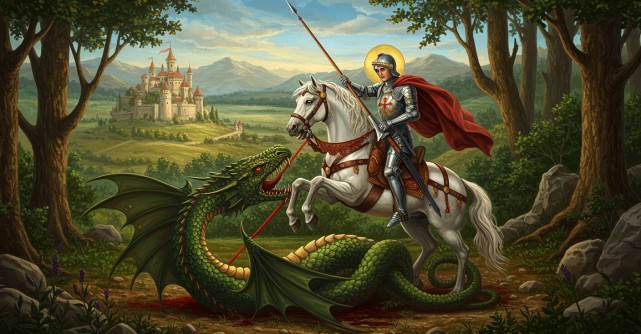 Sărbătoare azi, 23 aprilie: Ziua Sfântului Mare Mucenic Gheorghe – Învingătorul credinței