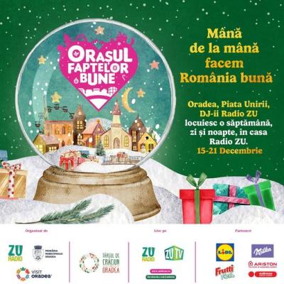 Mihai Morar: „Oficial, intrăm în spiritul Orașului Faptelor Bune!”. 15 – 21 decembrie 2024, în Oradea