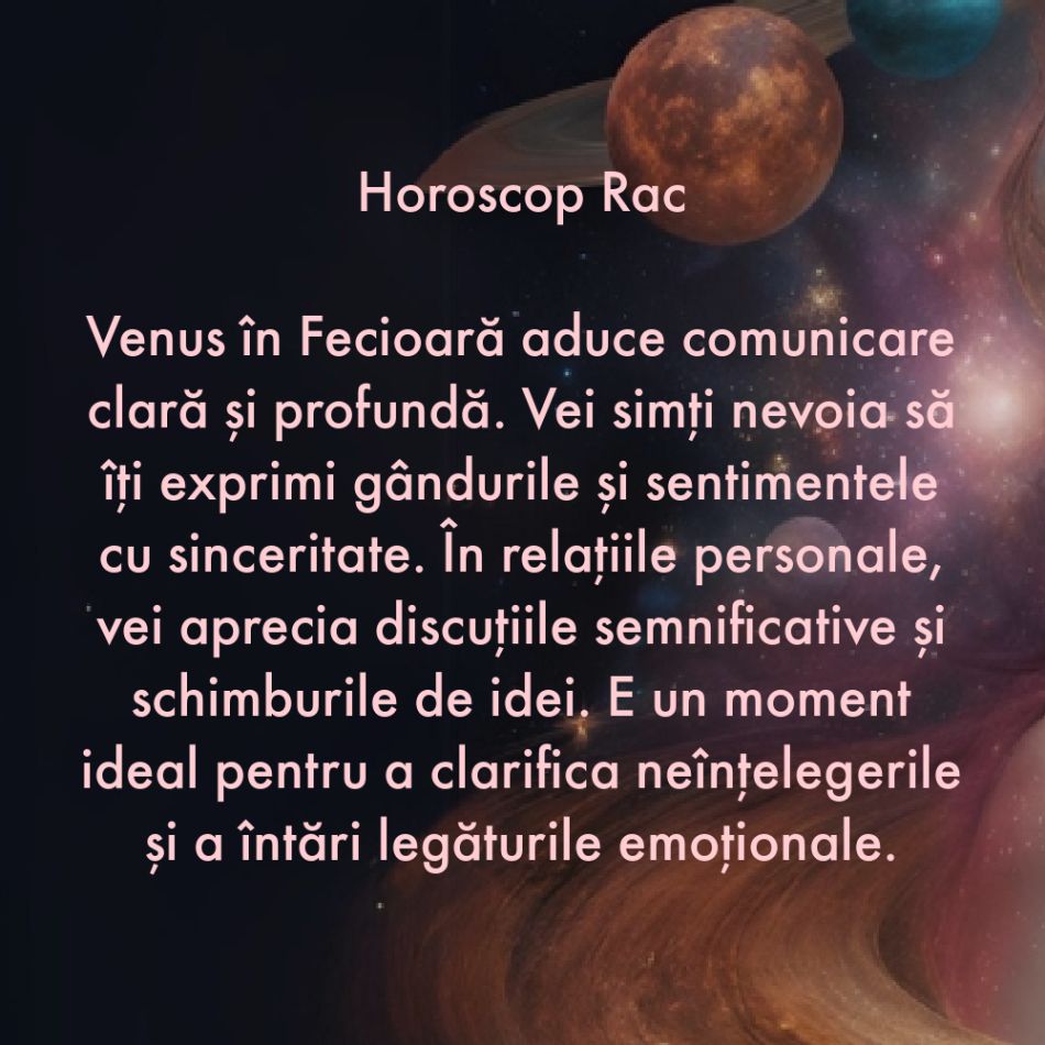 4 August: Venus în Fecioară ne ajută să curățăm rănile emoționale. Dărâmăm zidurile din jurul inimilor și iubim din nou