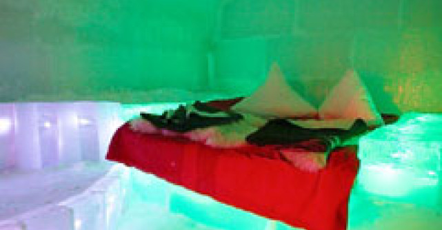 Foto: Ice Hotel va fi deschis pentru vizitare in Ajunul Craciunului