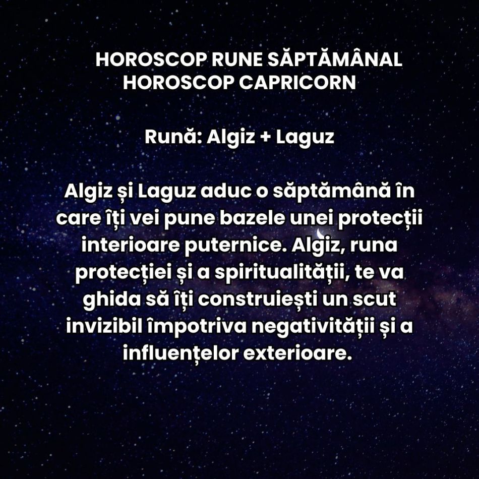 Horoscop Rune săptămâna 27 ianuarie – 2 februarie 2025: Luna Nouă ne invită să visăm fără limite, iar runele ne oferă indicii!