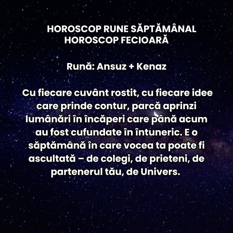 Horoscop Rune săptămâna 14-20 iulie 2025: Pe măsură ce energiile se intensifică, și egourile devin mai sonore. 