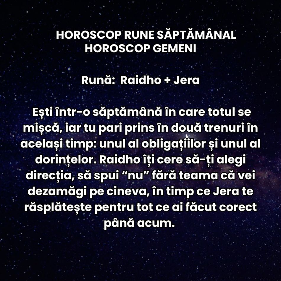 Horoscop Rune săptămâna 15-21 decembrie 2025: Energia Solstițiului începe să se facă resimțită și aduce reevaluări și tensiuni