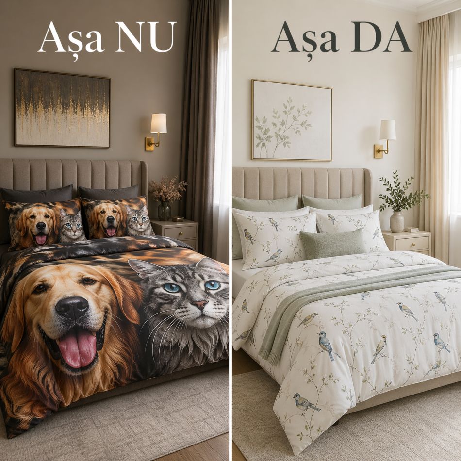 Așa Da, așa Nu: cum alegi lenjeria de pat pentru dormitor
