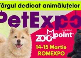 Noutățile din universul dedicat animalelor de companie doar pe 14-15 martie la PetExpo România 2026