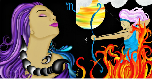 Astrologie: Scorpionul si Sagetatorul traiesc periculos in decembrie