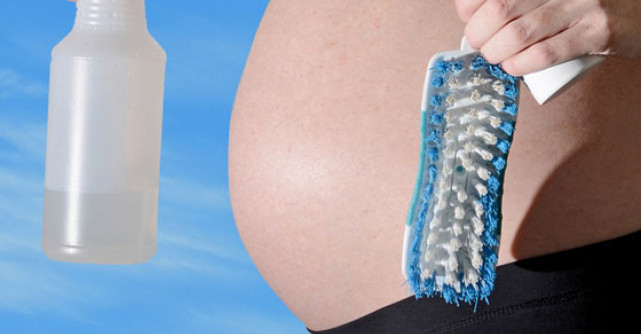 Sarcina si produsele de curatenie