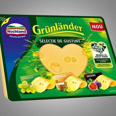 Hochland lansează un nou brand: Grünländer, brânza cu suflet verde
