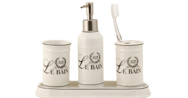 15 accesorii pentru baie, in stilul shabby chic