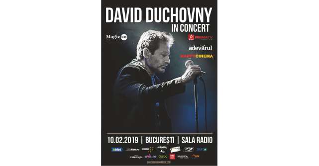 Concertul David Duchovny are o noua locatie!