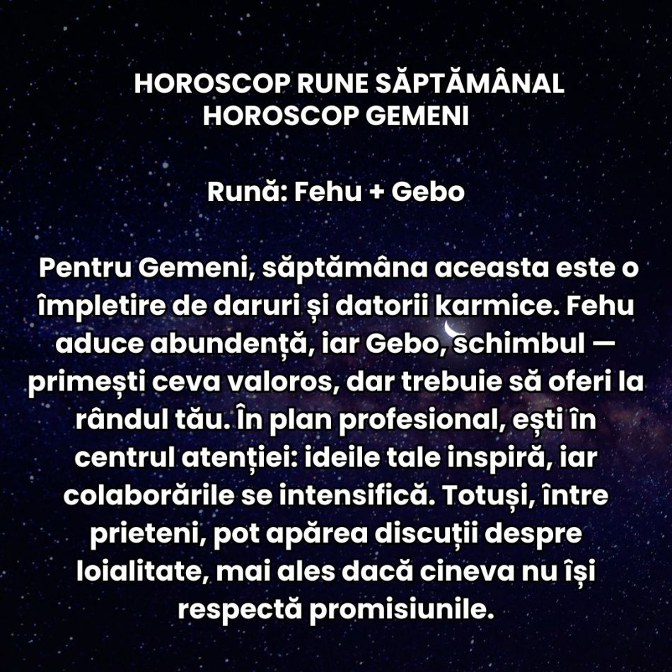Horoscop Rune săptămâna 17-23 noiembrie: Trecem printr-o perioadă încărcată care ne pune răbdarea și inima la mari încercări