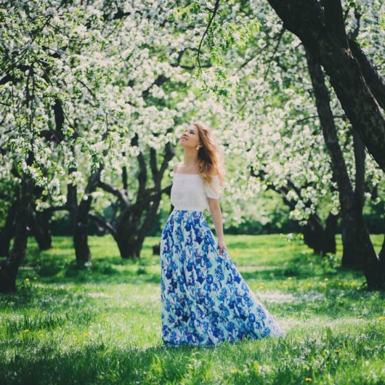 4 fuste maxi vaporoase sub 100 lei