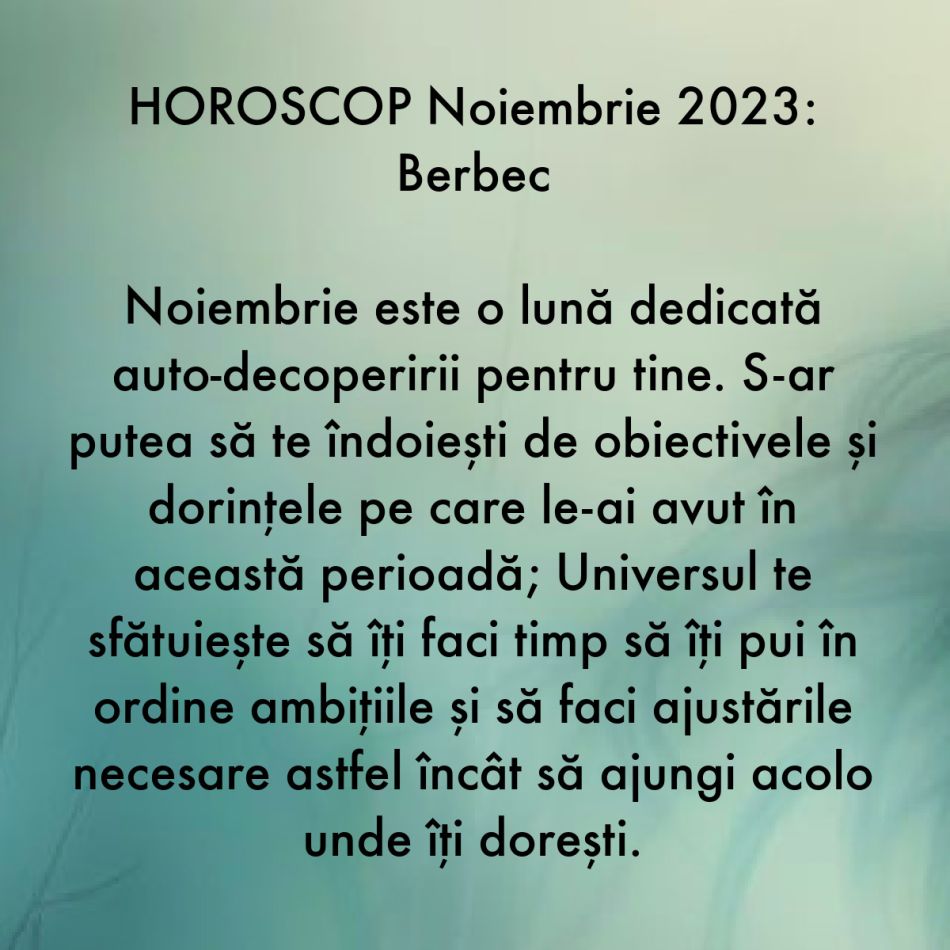 Horoscop noiembrie 2023: Ultima lună de toamnă deschide uși nebănuite pentru toate zodiile. Liniștea ne inundă sufletele