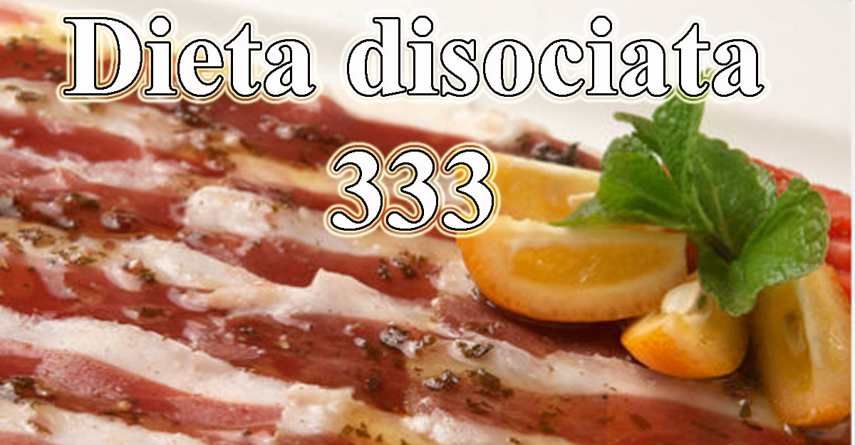 dieta disociata 333 tpu