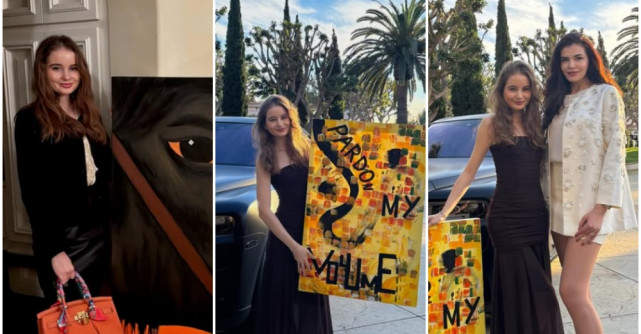 Cât costă un tablou pictat de Irina Columbeanu. Monica Gabor, cea mai mândră mamă:  Ești lumina mea...