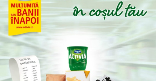 Activia te provoaca: adauga stare de bine in cosul tau de cumparaturi