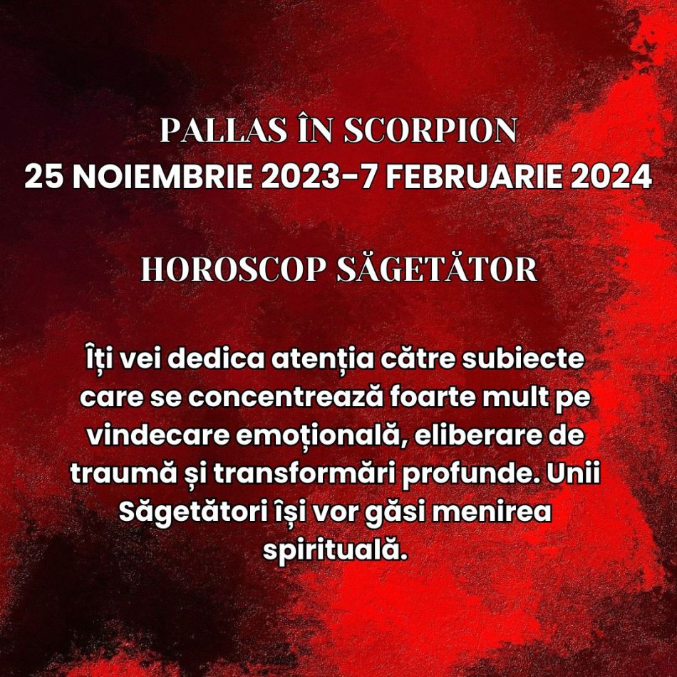 Pallas în Scorpion: Simțul dreptății ne este activat și ne aduce schimbări profunde