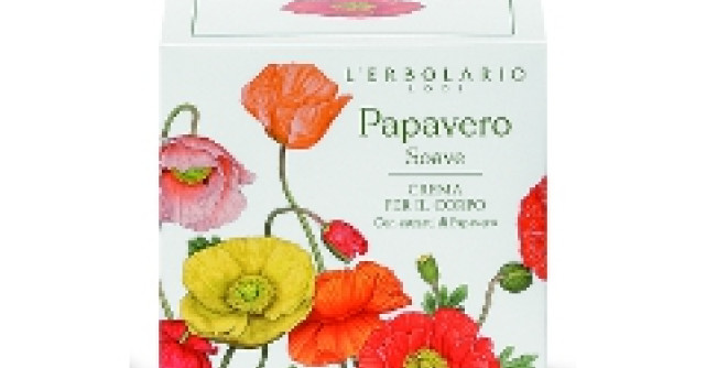 Papavero soave, crema de corp cu extract de mac