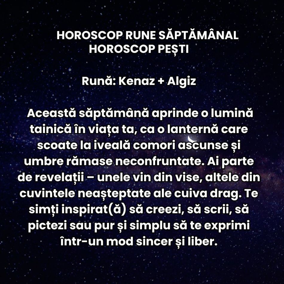 Horoscop Rune săptămâna 5-11 mai 2025: Obstacolele din calea noastră sunt spulberate și simțim în sfârșit că totul este mai ușor