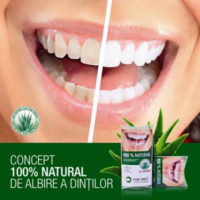 Pure Smile - un concept 100% natural de albire a dintilor