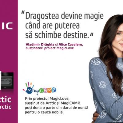 Arctic lansează campania ♥️ Arctic printr-un parteneriat cu MagiCAMP