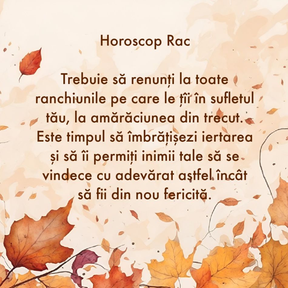 La ce trebuie să renunți în săptămâna 30 octombrie - 5 noiembrie ca să atragi fericirea