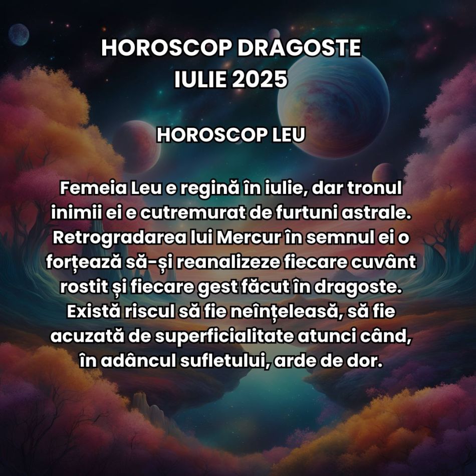 Horoscop Dragoste Iulie 2025: Trebuie să ne adunăm curajul de-a iubi cu tot sufletul și să alegem cu inima deschisă