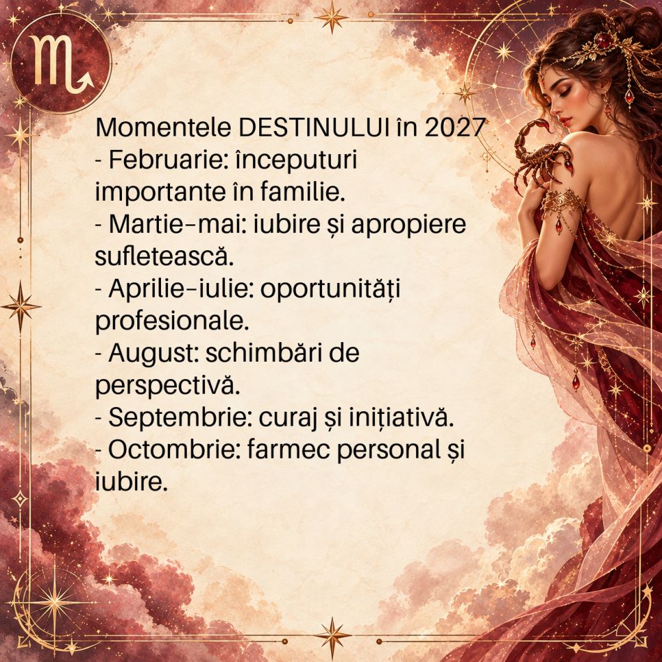 Scorpion 2027: Universul îi întoarce o datorie KARMICĂ! 3 mari dorințe pe care destinul le poate împlini