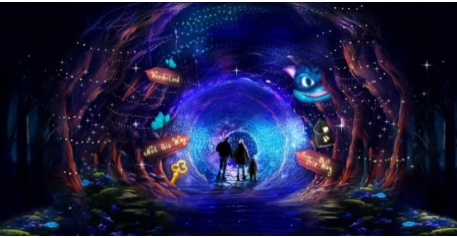 Peste 10.000 de persoane au vizitat expoziția multimedia Grădina Luminilor în primele zile de la deschidere