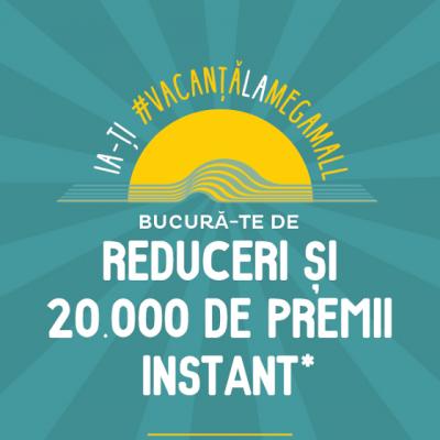 20.000 de premii instant pentru clientii Mega Mall, in sezonul de reduceri