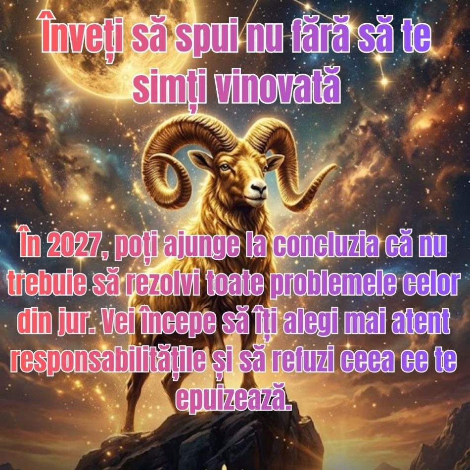 Horoscop Berbec: 7 schimbări concrete care te așteaptă în 2027