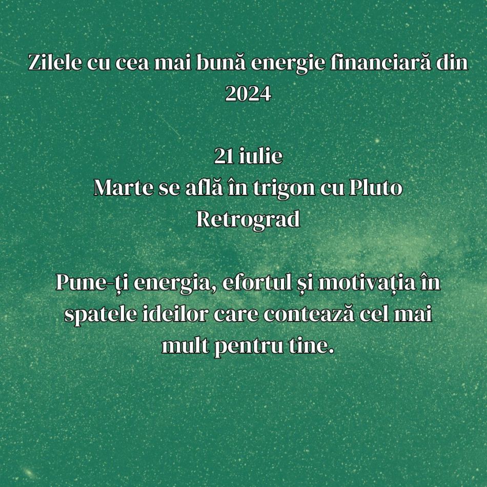 Cele mai favorabile zile din 2024 din punct de vedere financiar: Putem primi sume importante de bani!