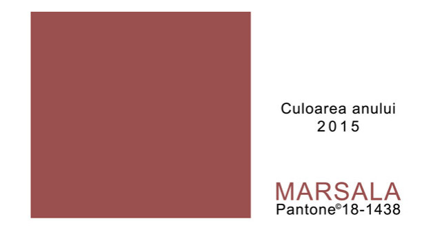 Marsala, culoarea anului 2015!