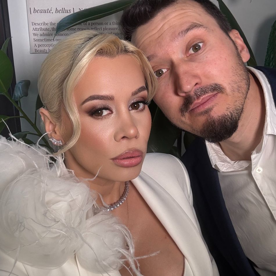 După ce a anunțat că este însărcinată, Anisia Gafton s-a căsătorit cu Serghei: Nu ne îmbrăcăm frumos dar și când o facem...