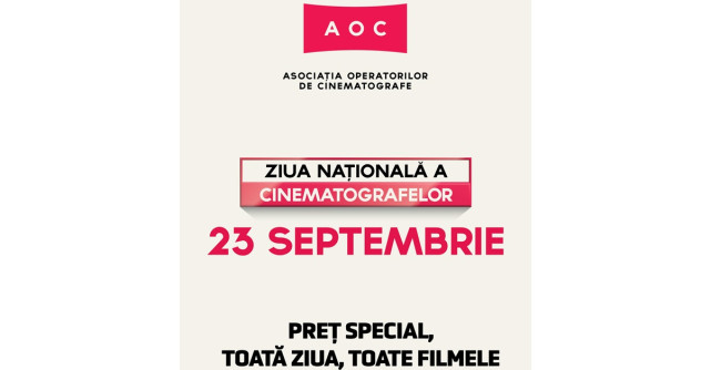 Ziua Cinematografelor în România se sărbătorește cu prețuri speciale