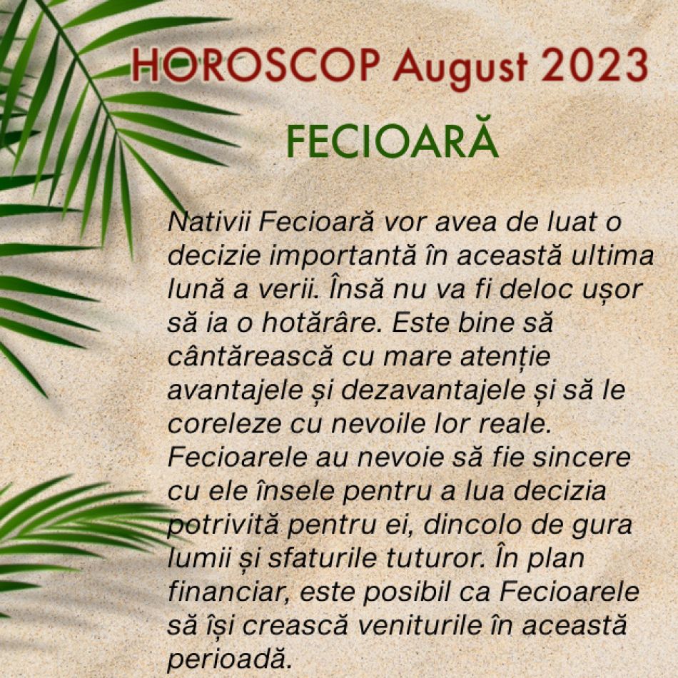HOROSCOP August 2023: întâlnim provocări mari, dar primim NOROC cu carul
