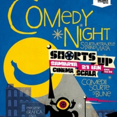 Seara de comedii scurte si premiate la ShortsUP in ianuarie