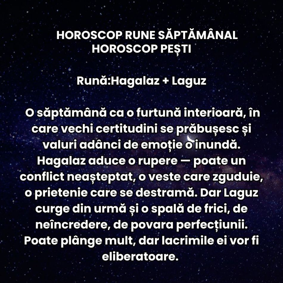Horoscop Rune săptămâna 28 iulie – 3 august 2025: Nu mai putem iubi superficial, tânjim după mai multă tandrețe și profunzime